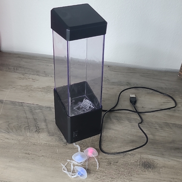 Black LED Jelly Fish Water Fountain with USB - Picture 1 of 7